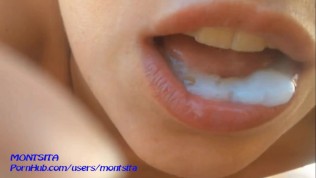 Mouth full of cum – Compilation