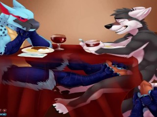 FANCY FOOTWORK furry yiff porn animation