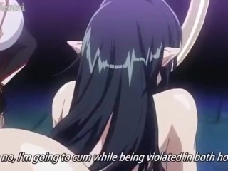 Hentai bondage suffocation with cum pipe