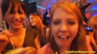 Crazy Moms And GFs Turn Into Floozies & Suck & Fuck At Stripper Night