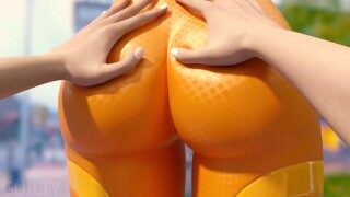 Overwatch Tracer Bubble Butt Jiggle !!! HD 60